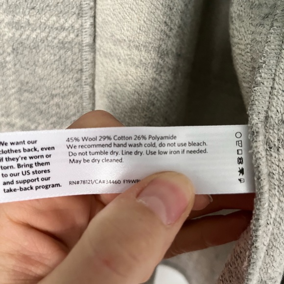 Eileen Fisher wool and cotton blazer. - Picture 2 of 4